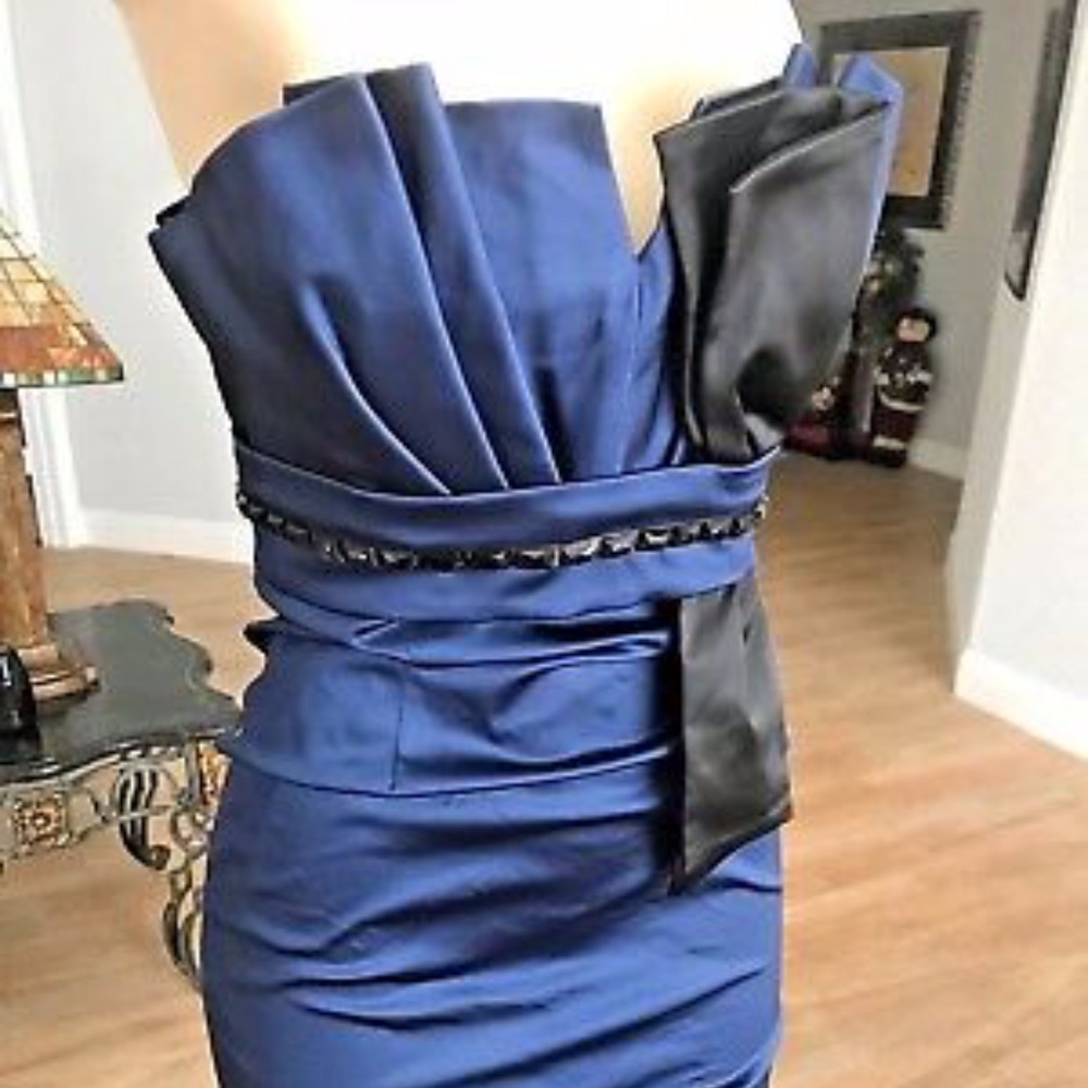 House of Dereon Formal Strapless Cocktail Dress